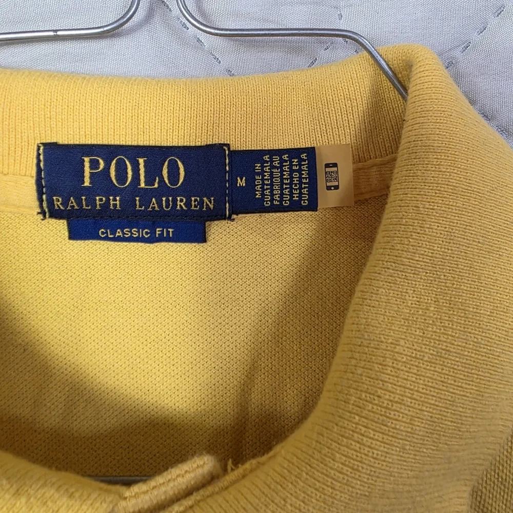 Polo by Ralph Lauren Yellow Polo Shirt with Blue Pony